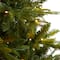 8ft. Pre-Lit Colorado Mountain Fir Natural Look Artificial Christmas Tree, White LED Lights